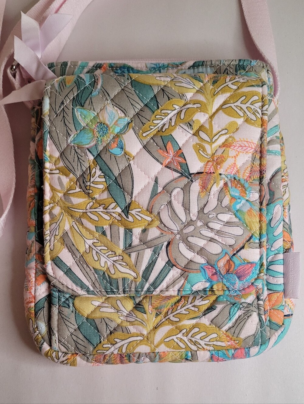 Vera Bradley Mini Hipster Crossbody Bag In Rainforest Canopy RFID - Picture 3 of 10